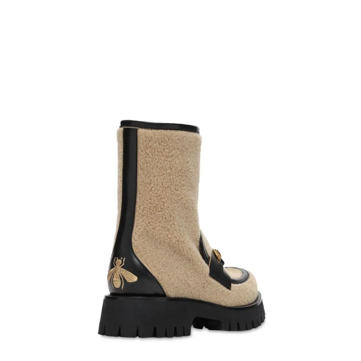 Ankle Boot With Horsebit In Neutrals