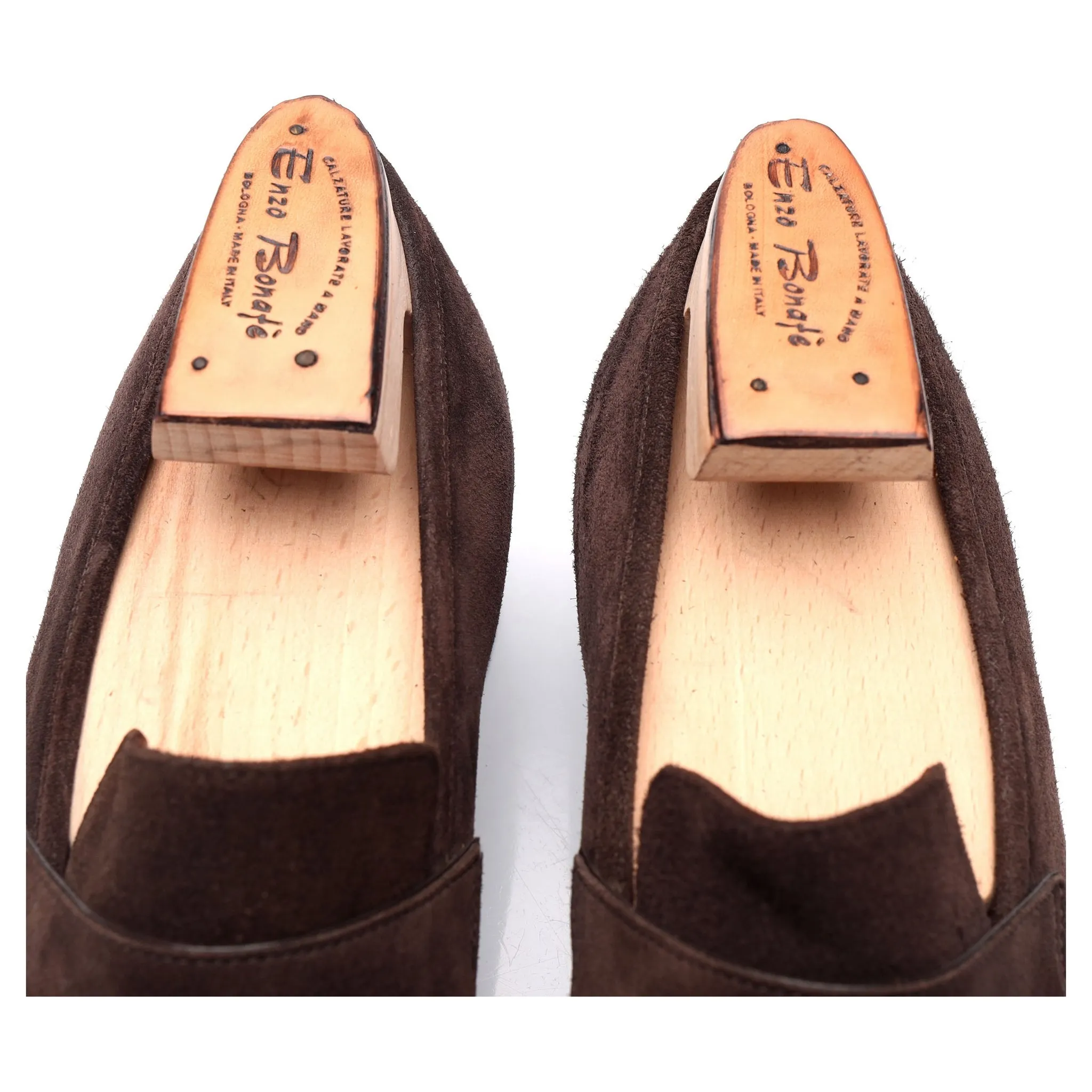'Art 645' Dark Brown Suede Penny Loafers UK 7.5 F