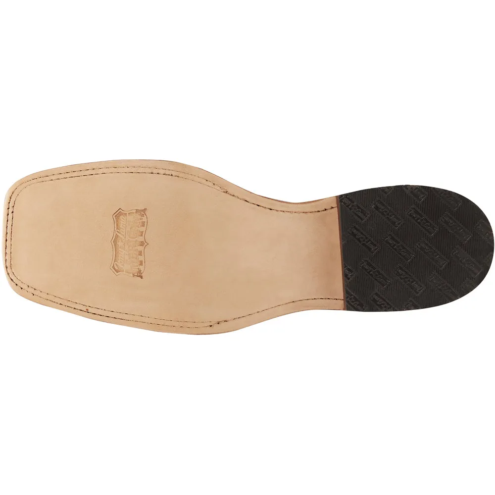 Avett 11 Inch Embroidered Square Toe Pull On Cowboy Boots