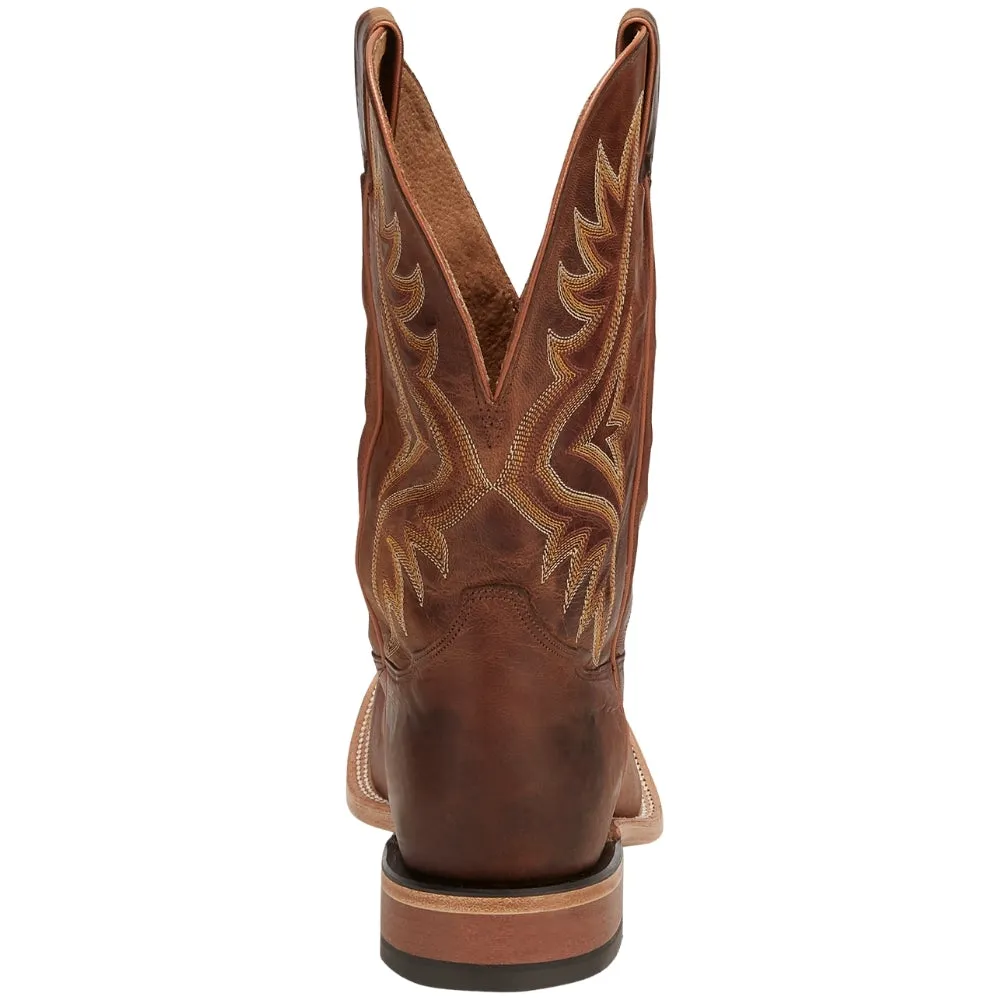 Avett 11 Inch Embroidered Square Toe Pull On Cowboy Boots