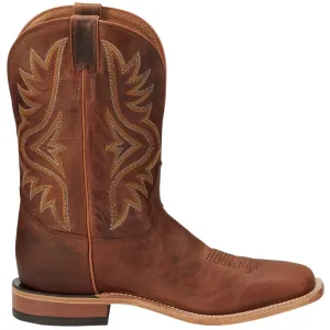 Avett 11 Inch Embroidered Square Toe Pull On Cowboy Boots
