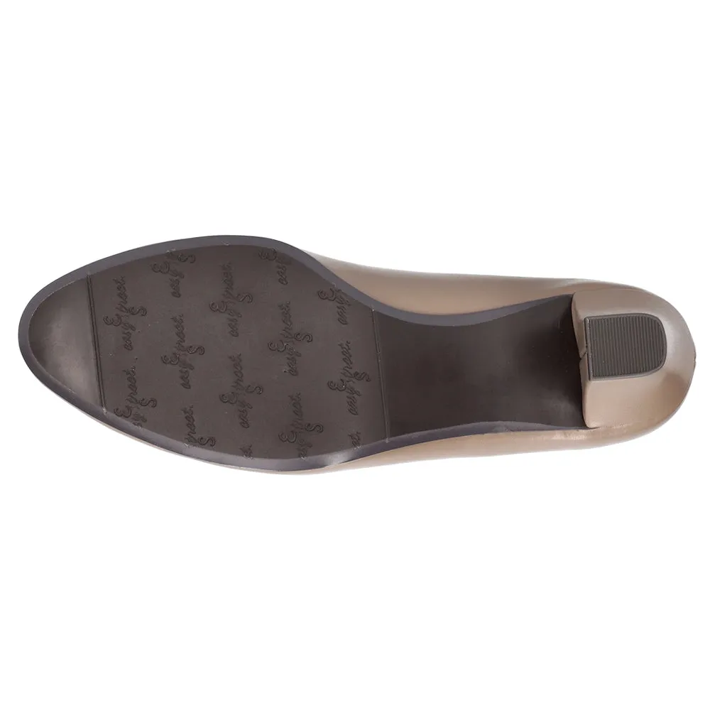 Ballari Round Toe Block Heel Pumps
