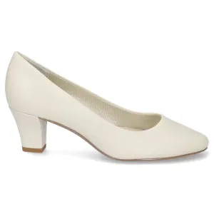 Ballari Round Toe Block Heel Pumps