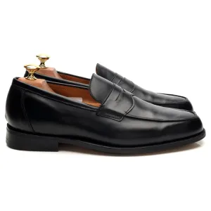 Black Leather Loafers UK 8.5