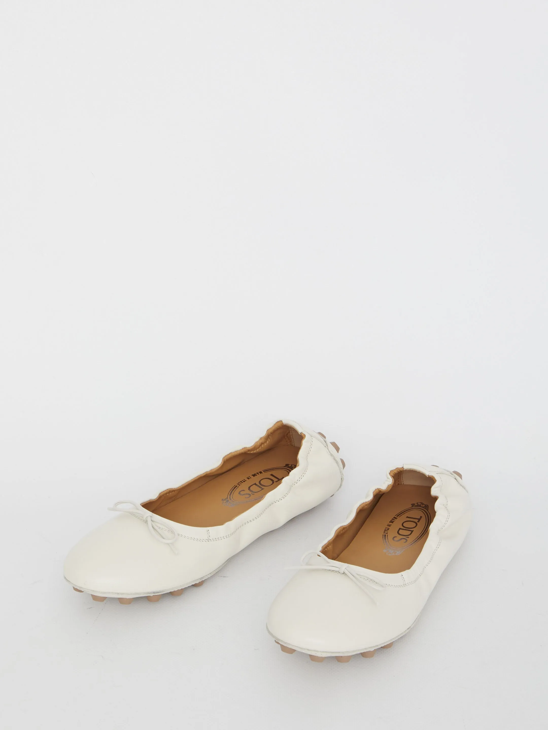 'BUBBLE' BALLERINA FLATS