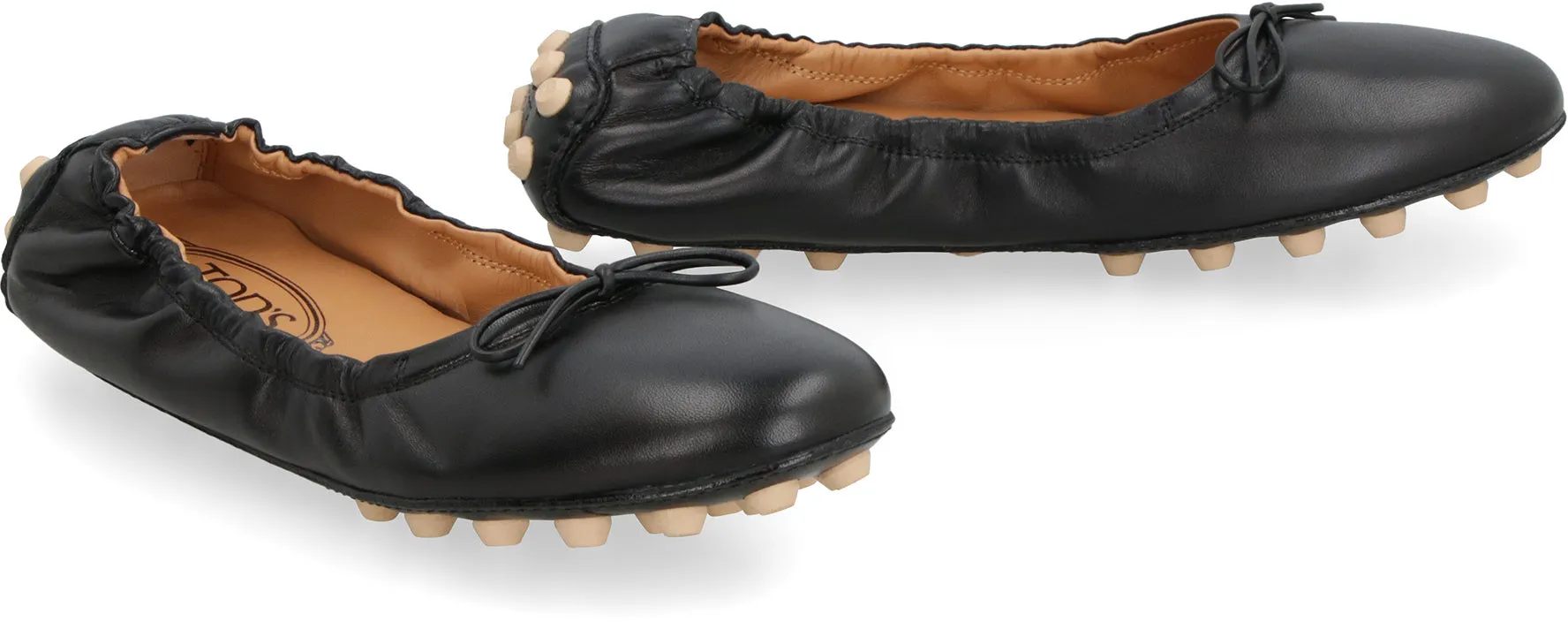 'BUBBLE' BALLERINA FLATS