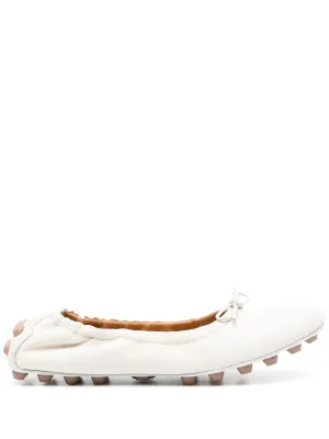 'BUBBLE' BALLERINA FLATS