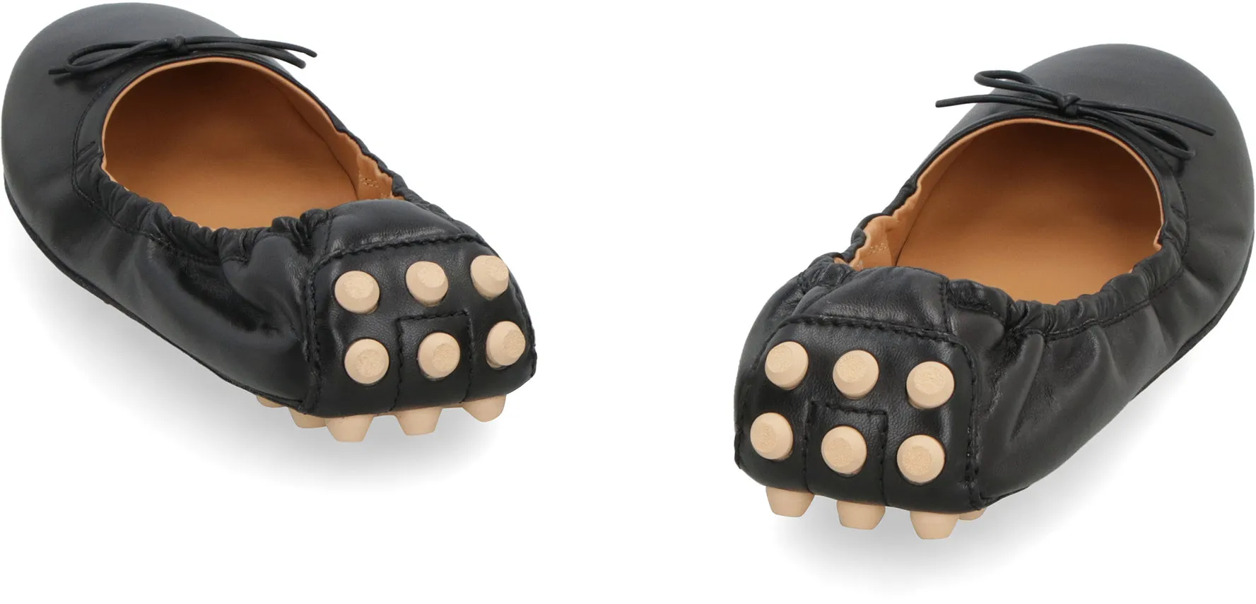 'BUBBLE' BALLERINA FLATS