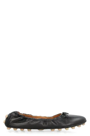 'BUBBLE' BALLERINA FLATS