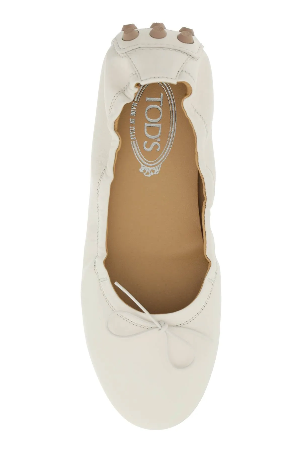 'BUBBLE' BALLERINA FLATS