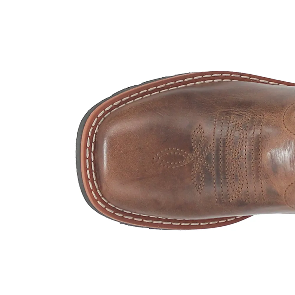 Buck Patriotic Square Toe Cowboy Boots (Little Kid-Big Kid)