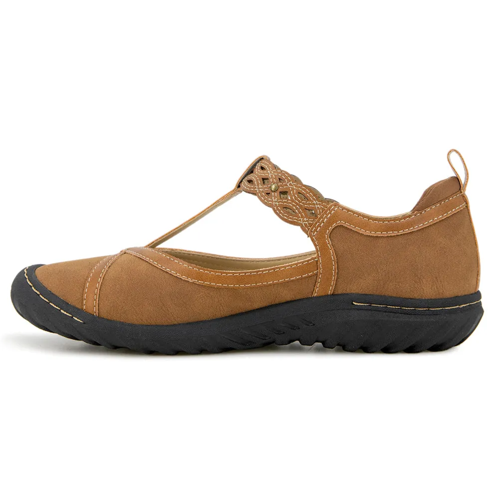 Buttercup T Strap Flats