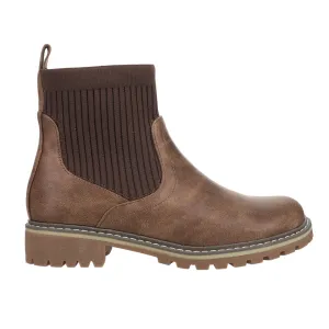 Cabin Fever Round Toe Chelsea Pull On Boots