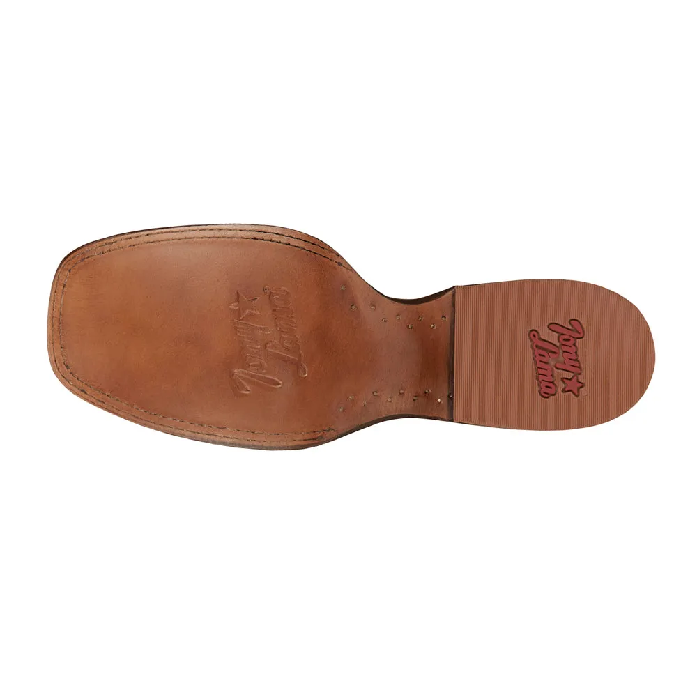 Camarillo Embroidered Wide Square Toe Pull On Cowboy Boots