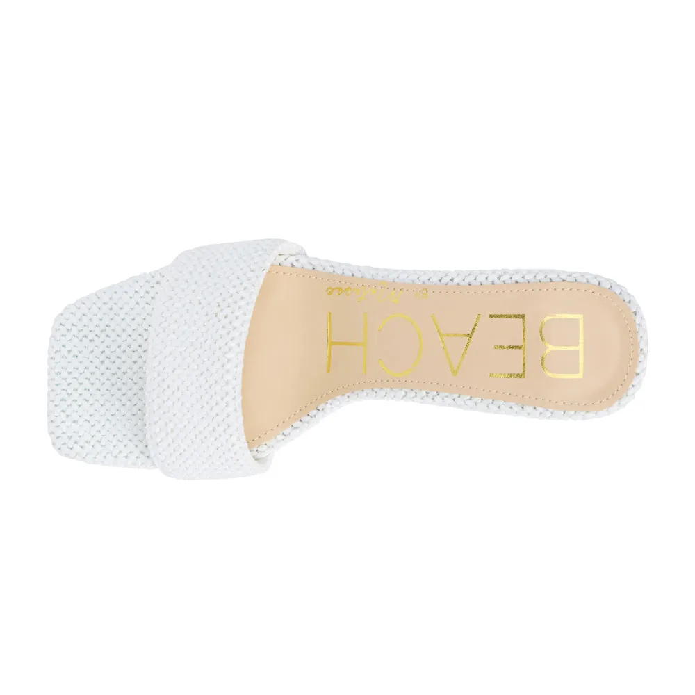 Capricorn Kitten Heel Slide Sandals