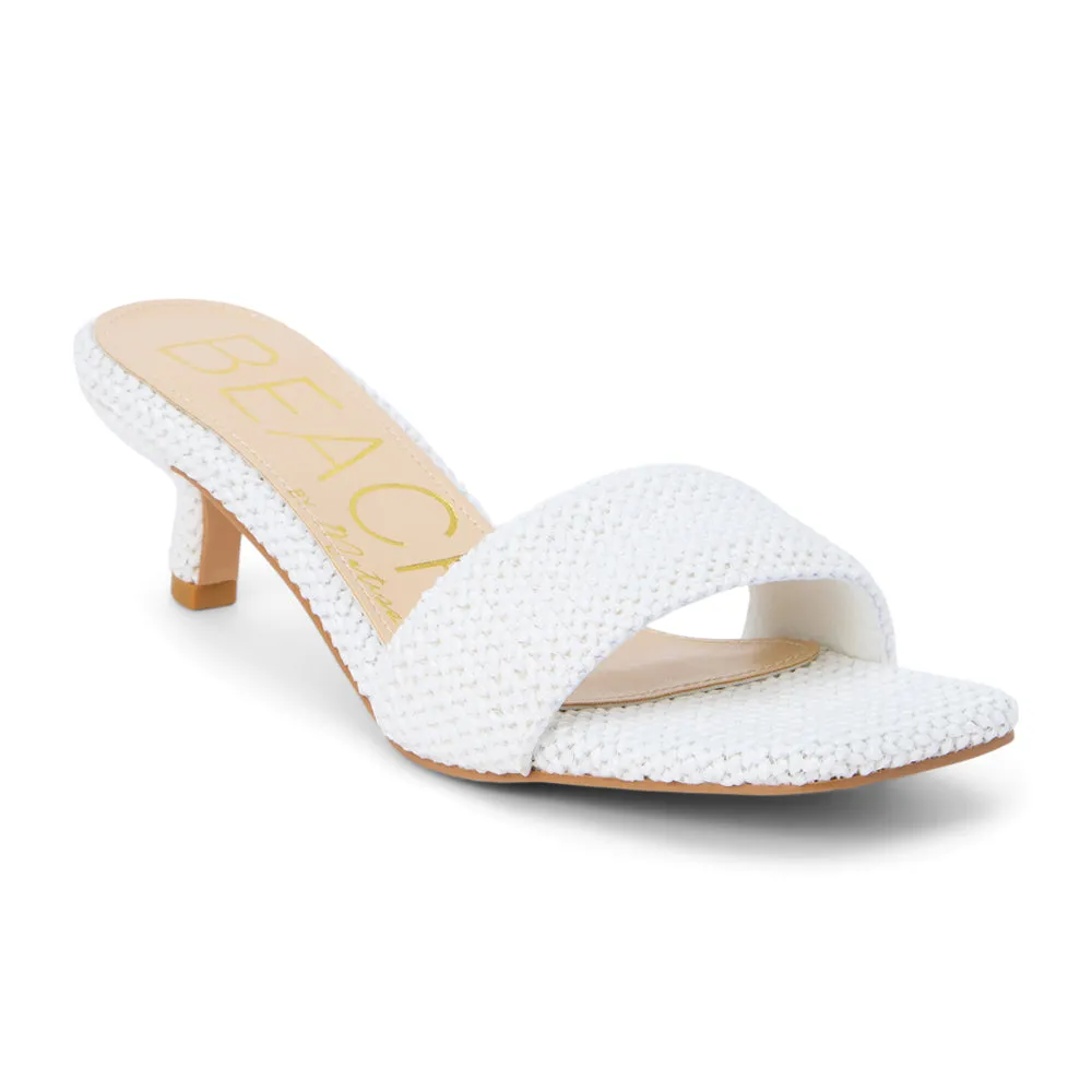 Capricorn Kitten Heel Slide Sandals