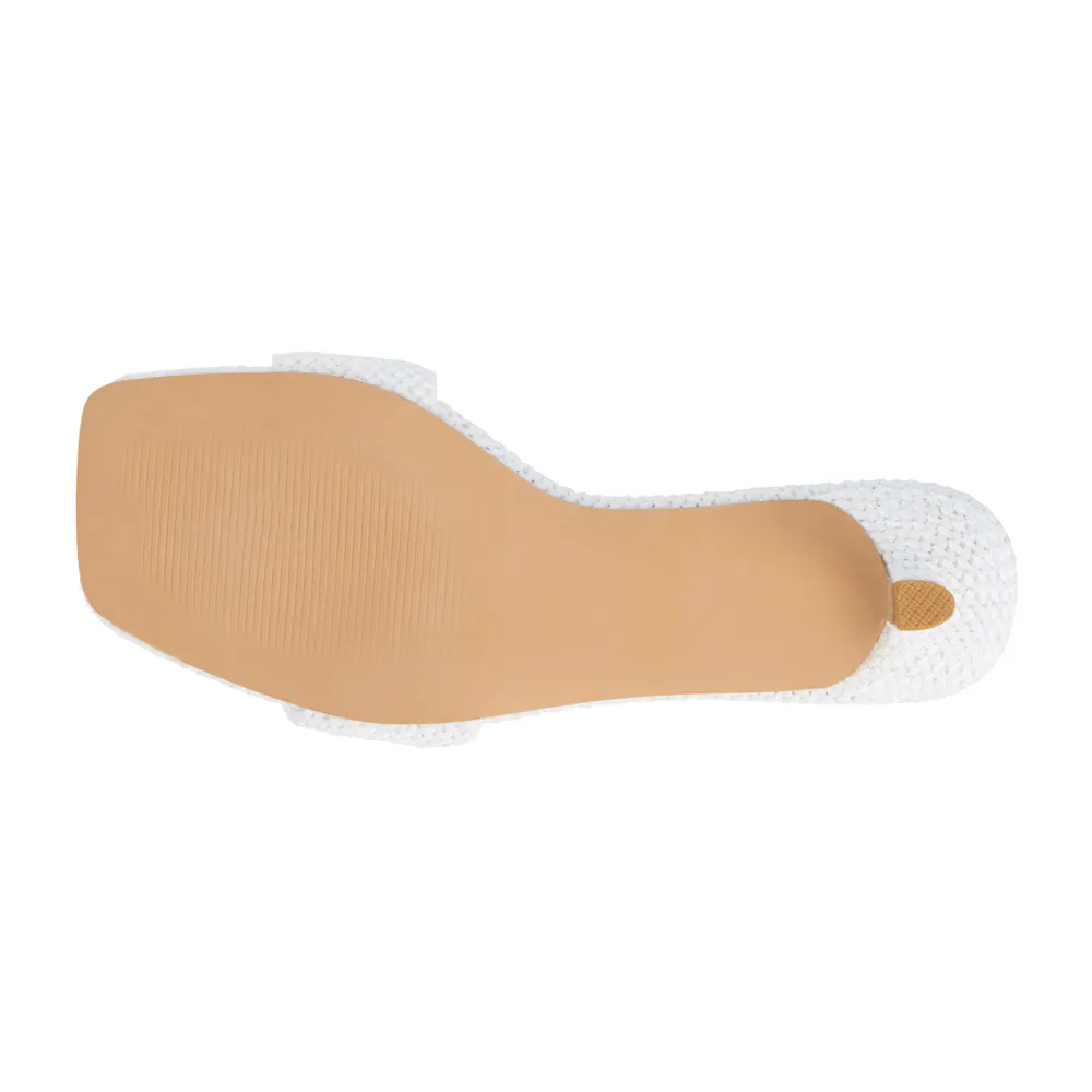 Capricorn Kitten Heel Slide Sandals