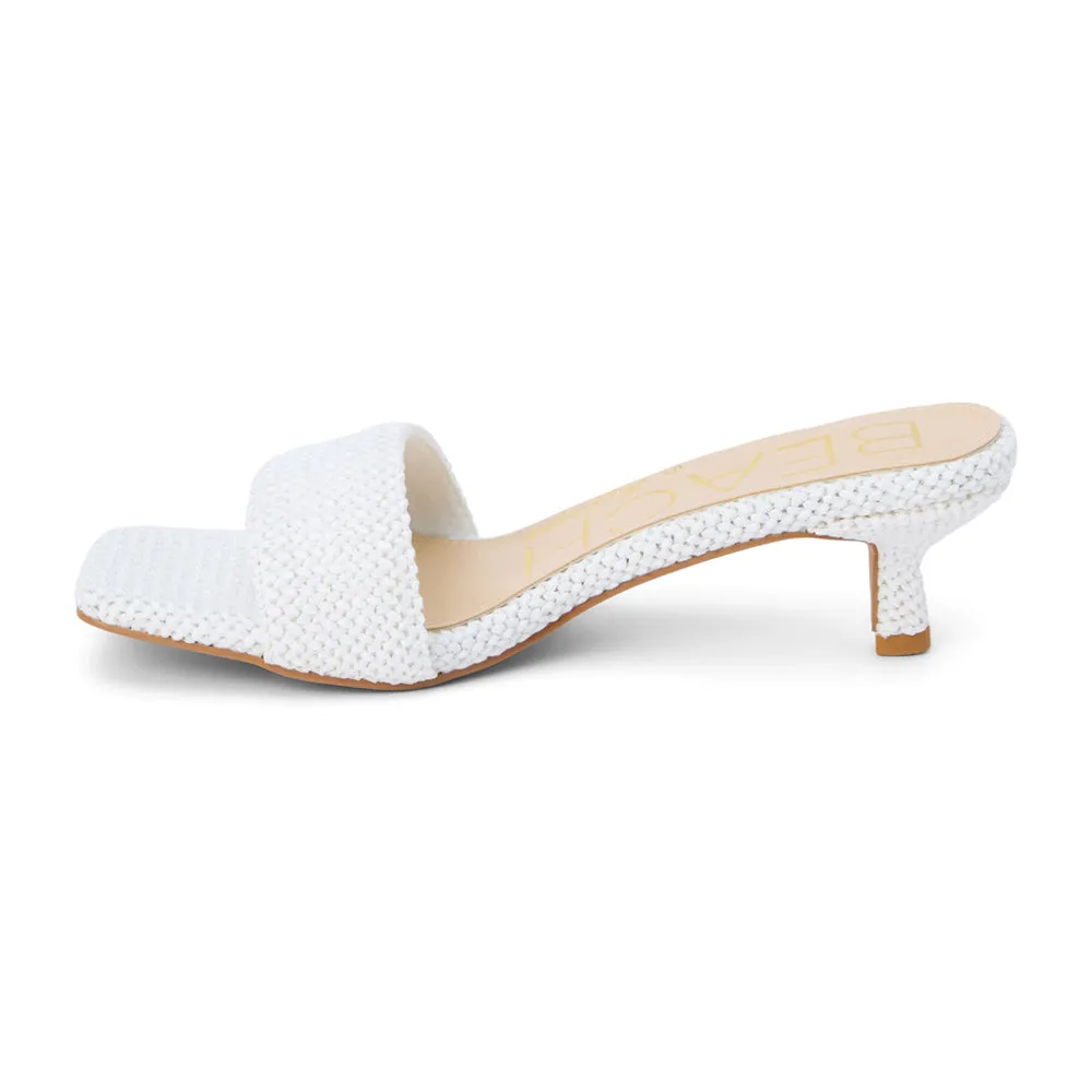 Capricorn Kitten Heel Slide Sandals