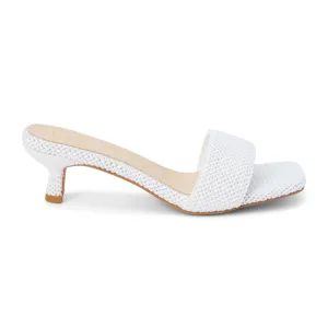 Capricorn Kitten Heel Slide Sandals