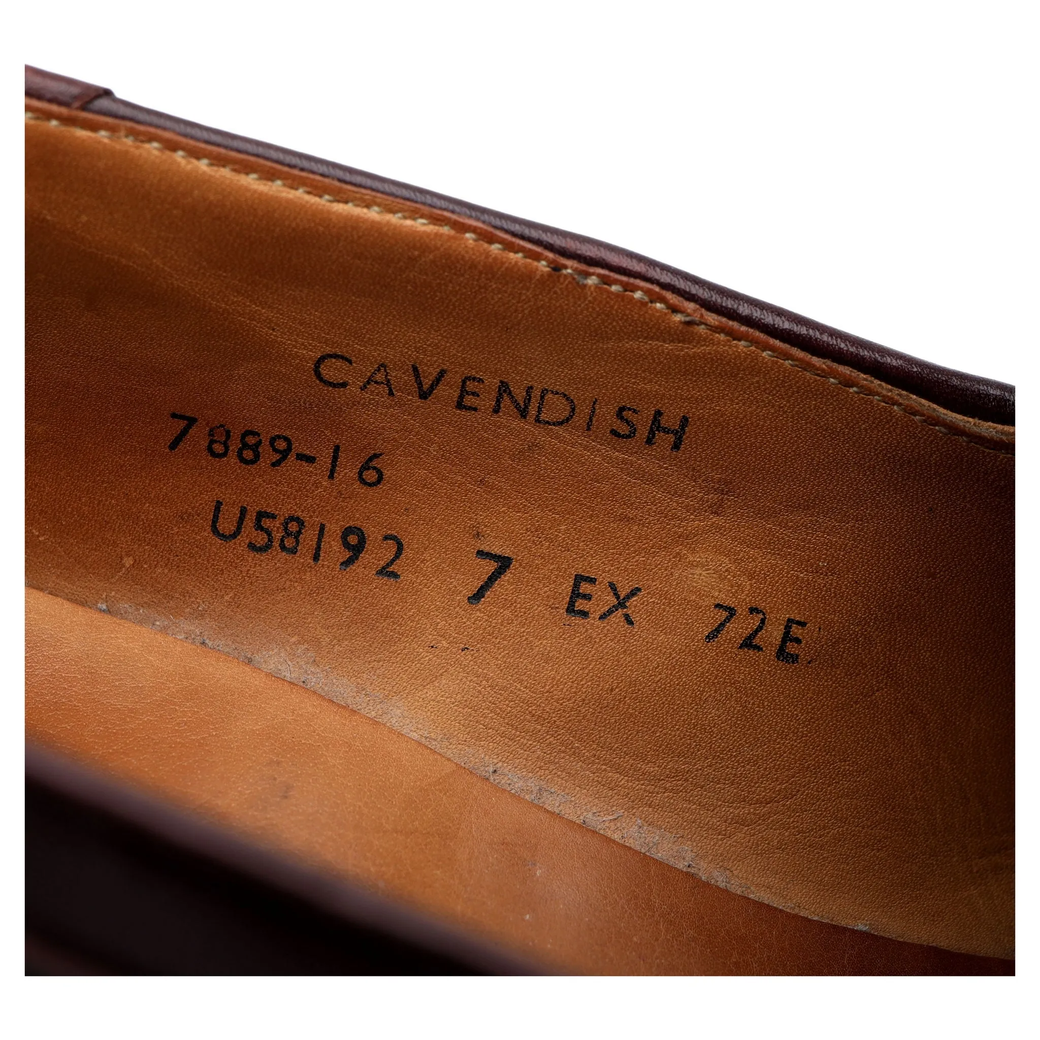 'Cavendish' Burgundy Leather Tassel Loafers UK 7 EX