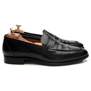 'Elliot 9176' Black Leather Loafers UK 10 E
