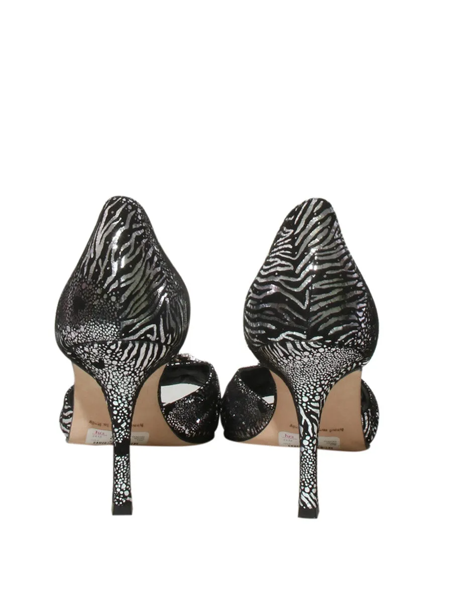 Embellished D'Orsay Pumps