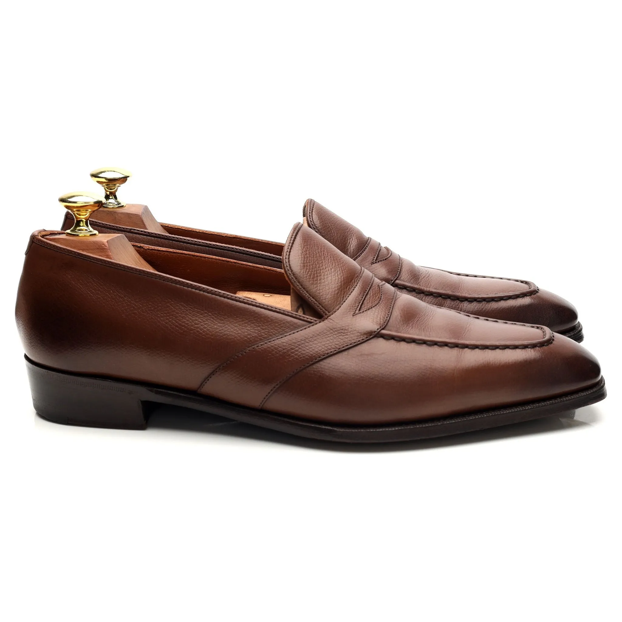 'Forte' Brown Leather Loafers UK 8 E