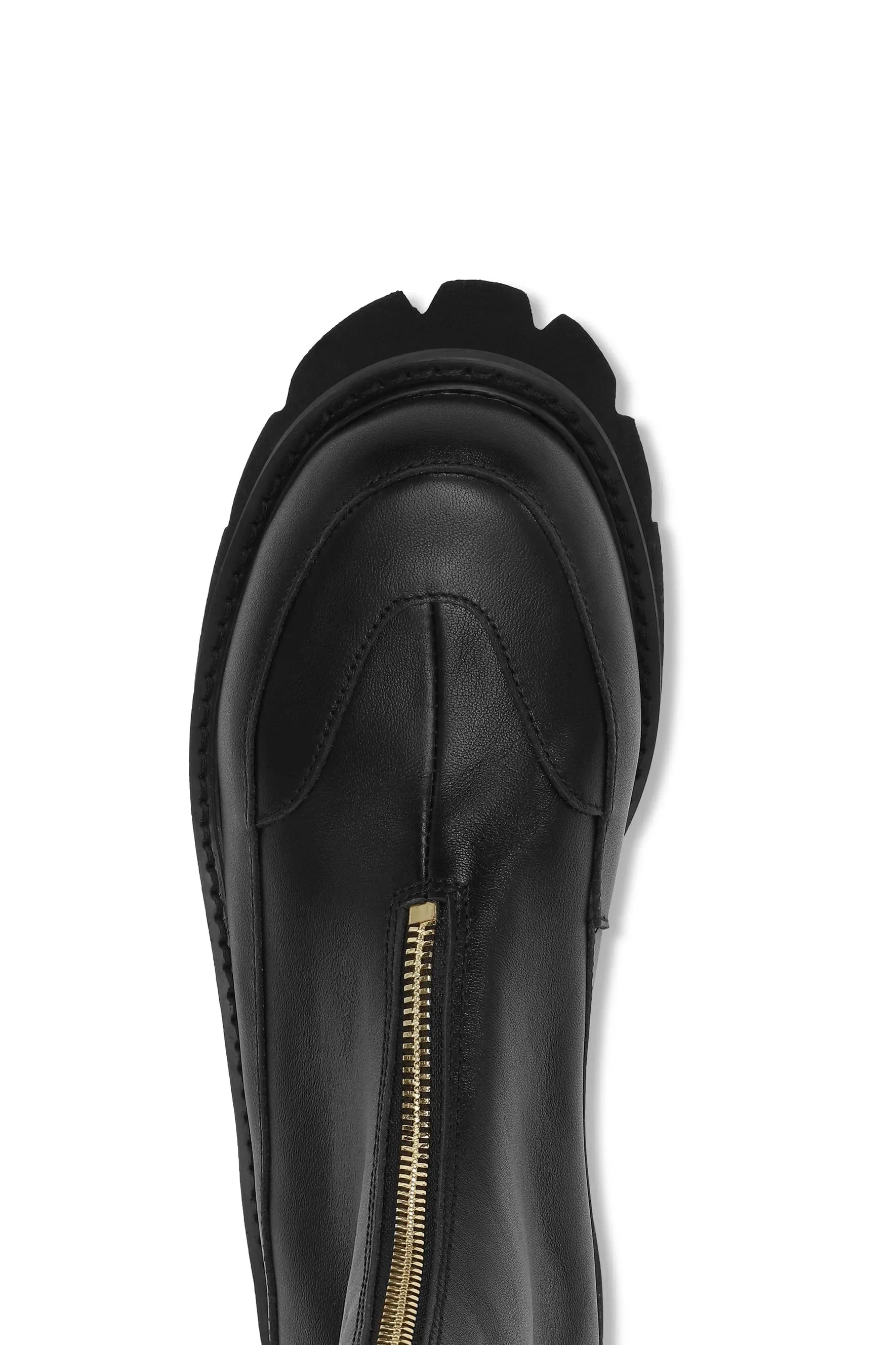 Ilse Jacobsen Black Miley Leather Tall Boot - 001 - MILEY7003