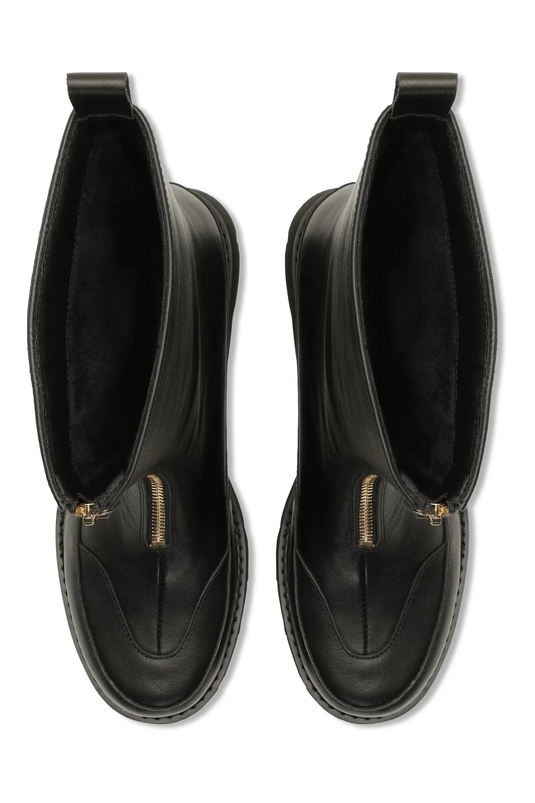 Ilse Jacobsen Black Miley Leather Tall Boot - 001 - MILEY7003