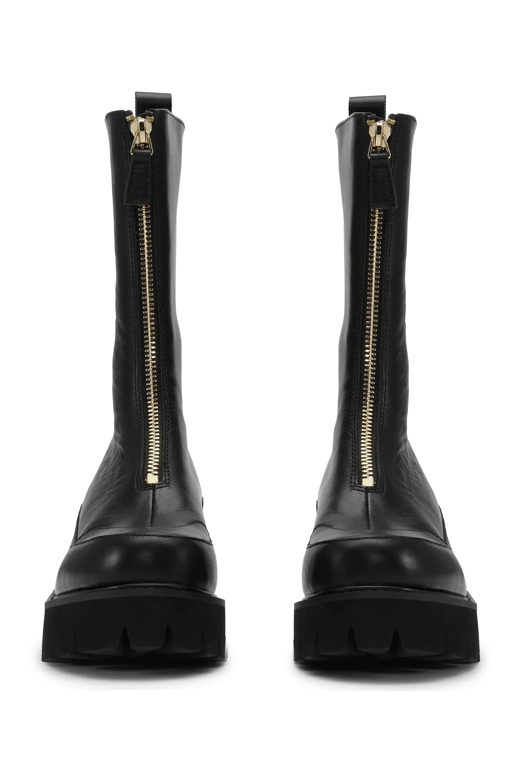 Ilse Jacobsen Black Miley Leather Tall Boot - 001 - MILEY7003