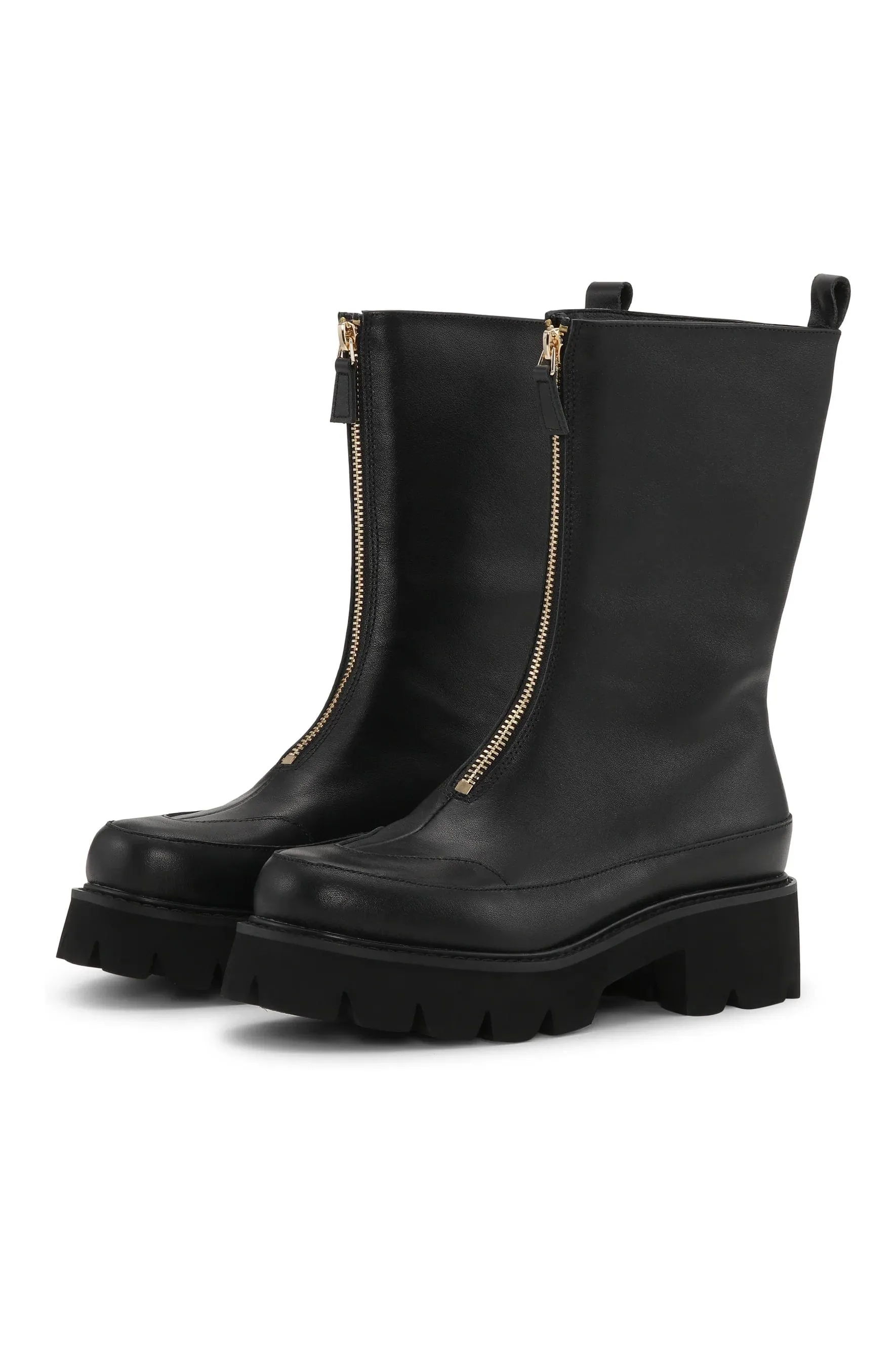 Ilse Jacobsen Black Miley Leather Tall Boot - 001 - MILEY7003