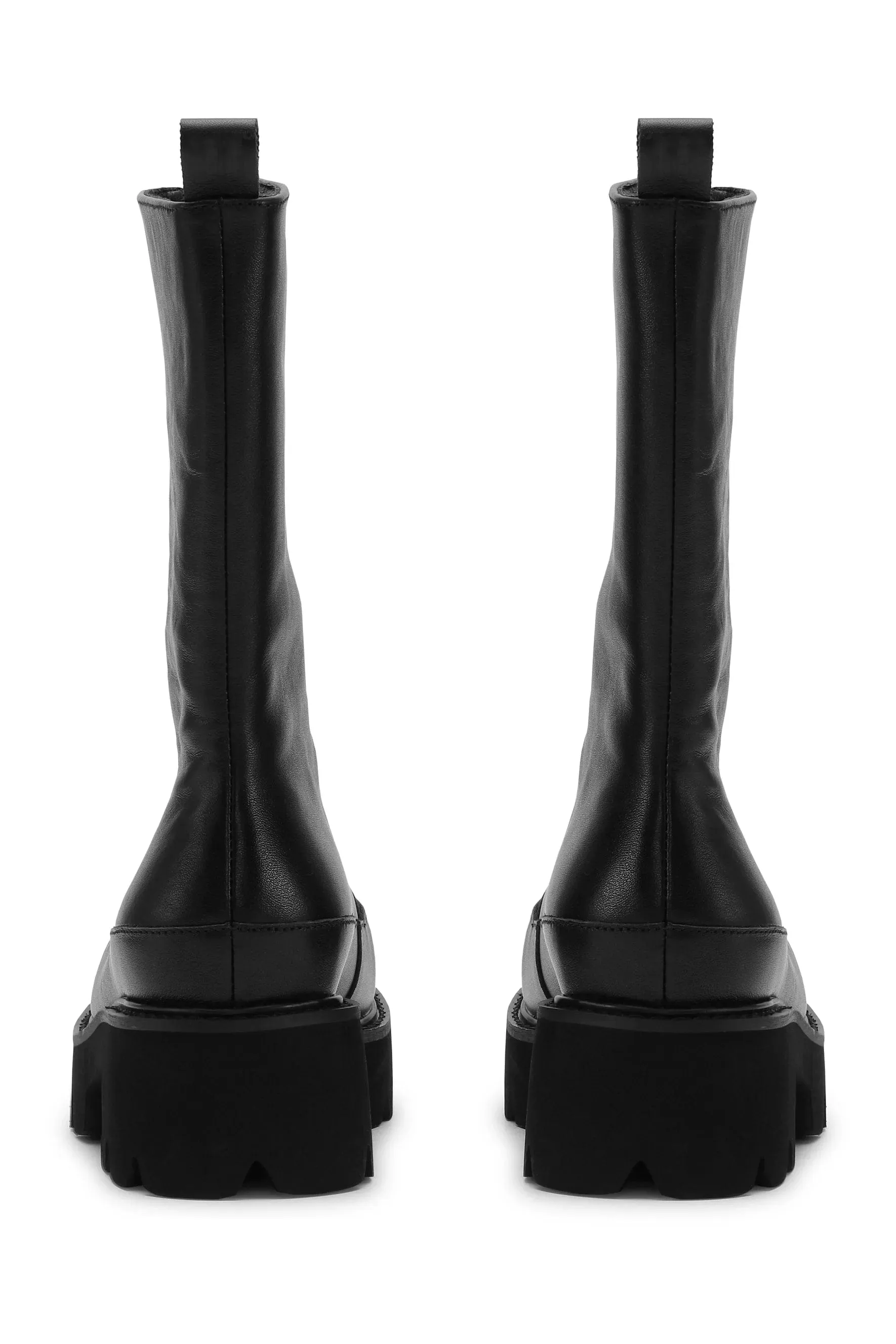 Ilse Jacobsen Black Miley Leather Tall Boot - 001 - MILEY7003