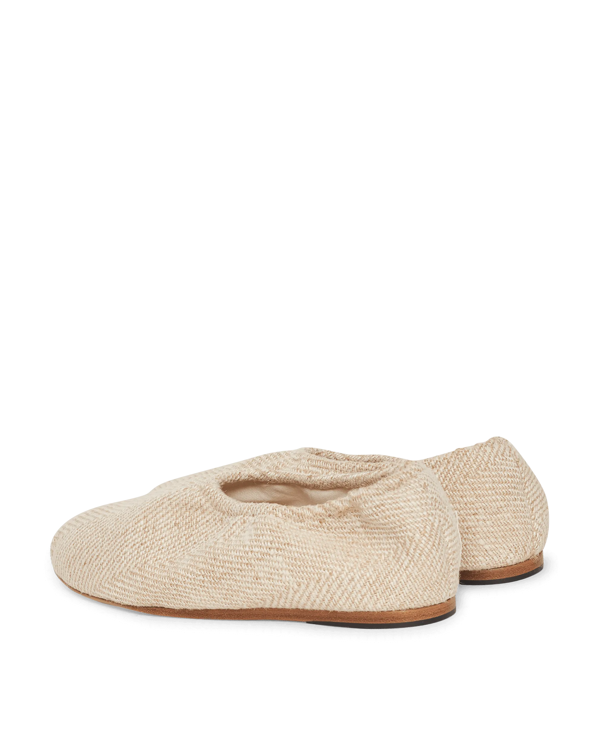 Jute Loafers Brown