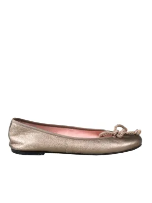 Leather Ballerina Flats