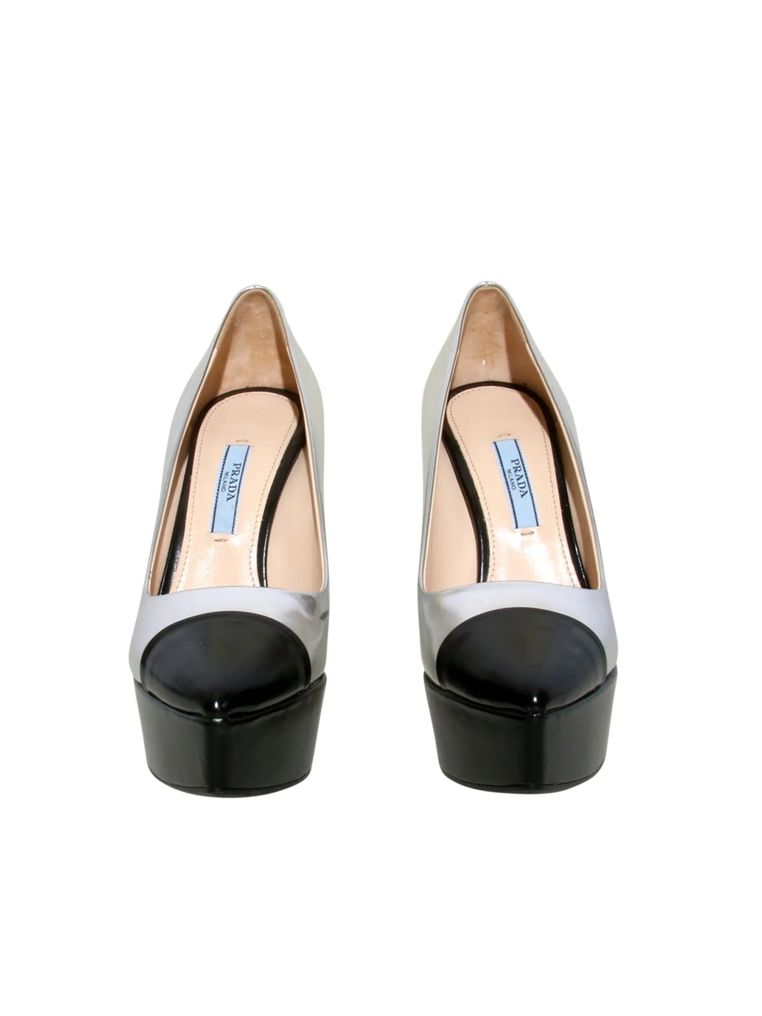 Leather Platform Pumps