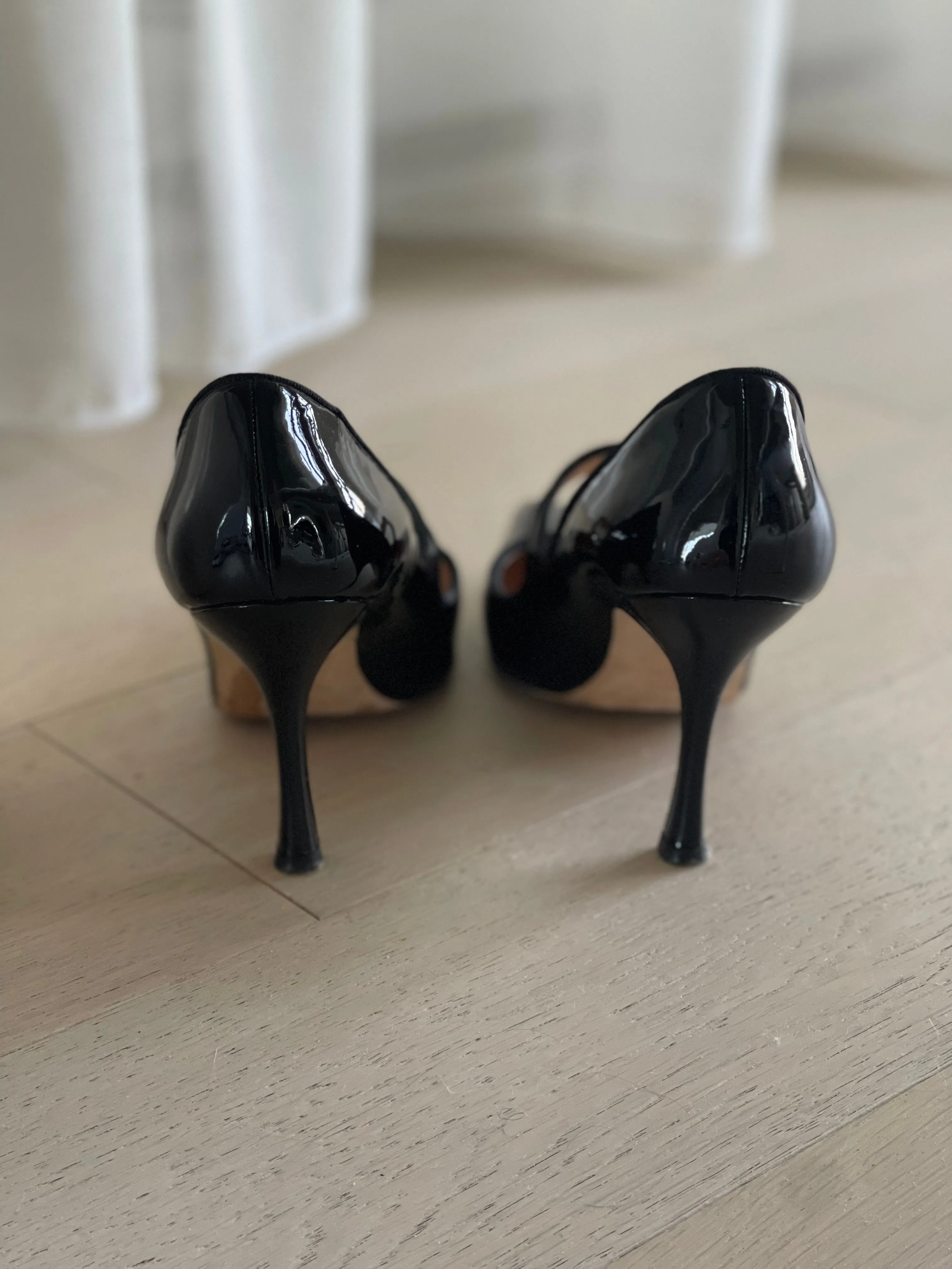 Patent Leather Mary Jane Pumps