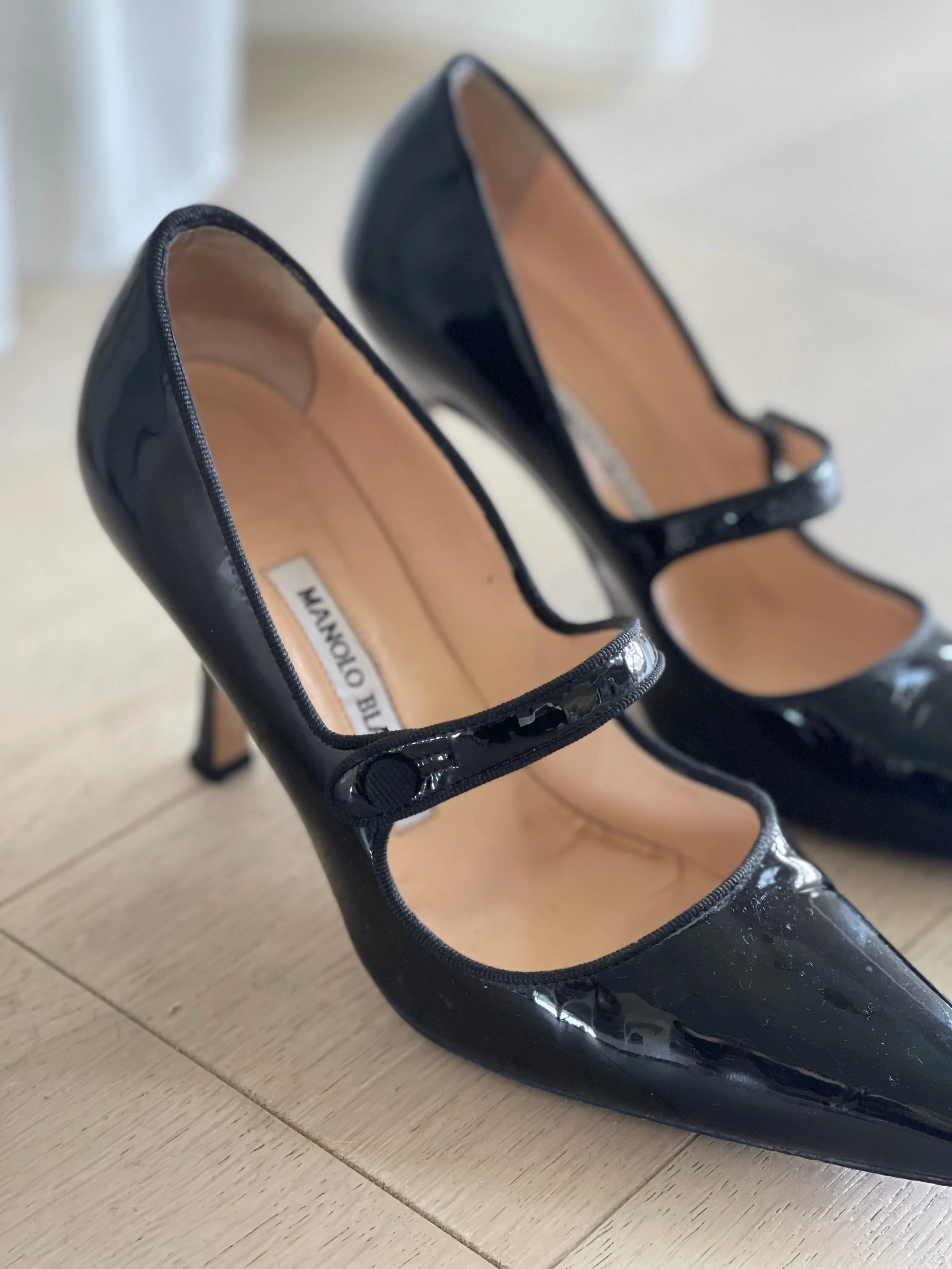 Patent Leather Mary Jane Pumps