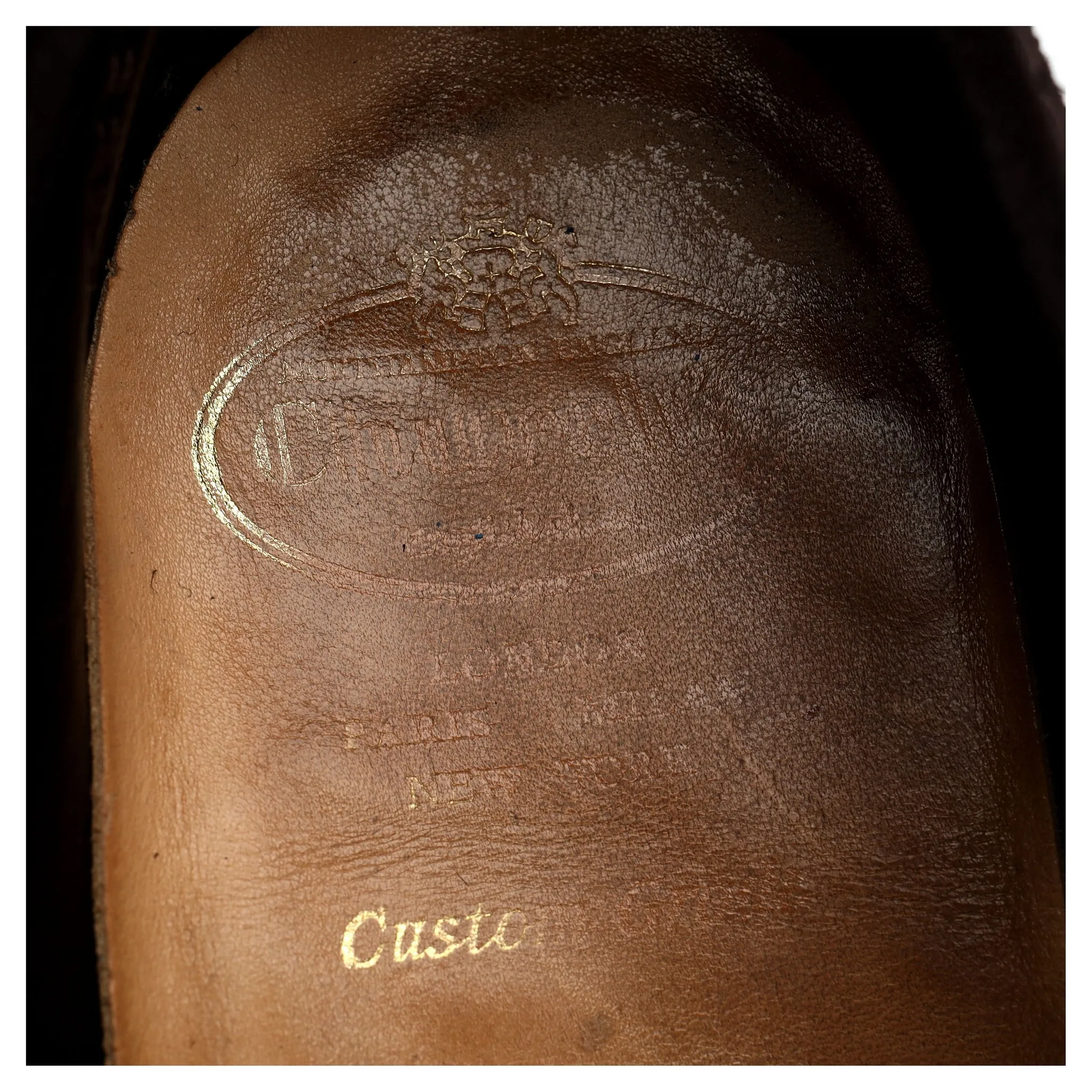 'Pembrey' Dark Brown Suede Loafers UK 10 G