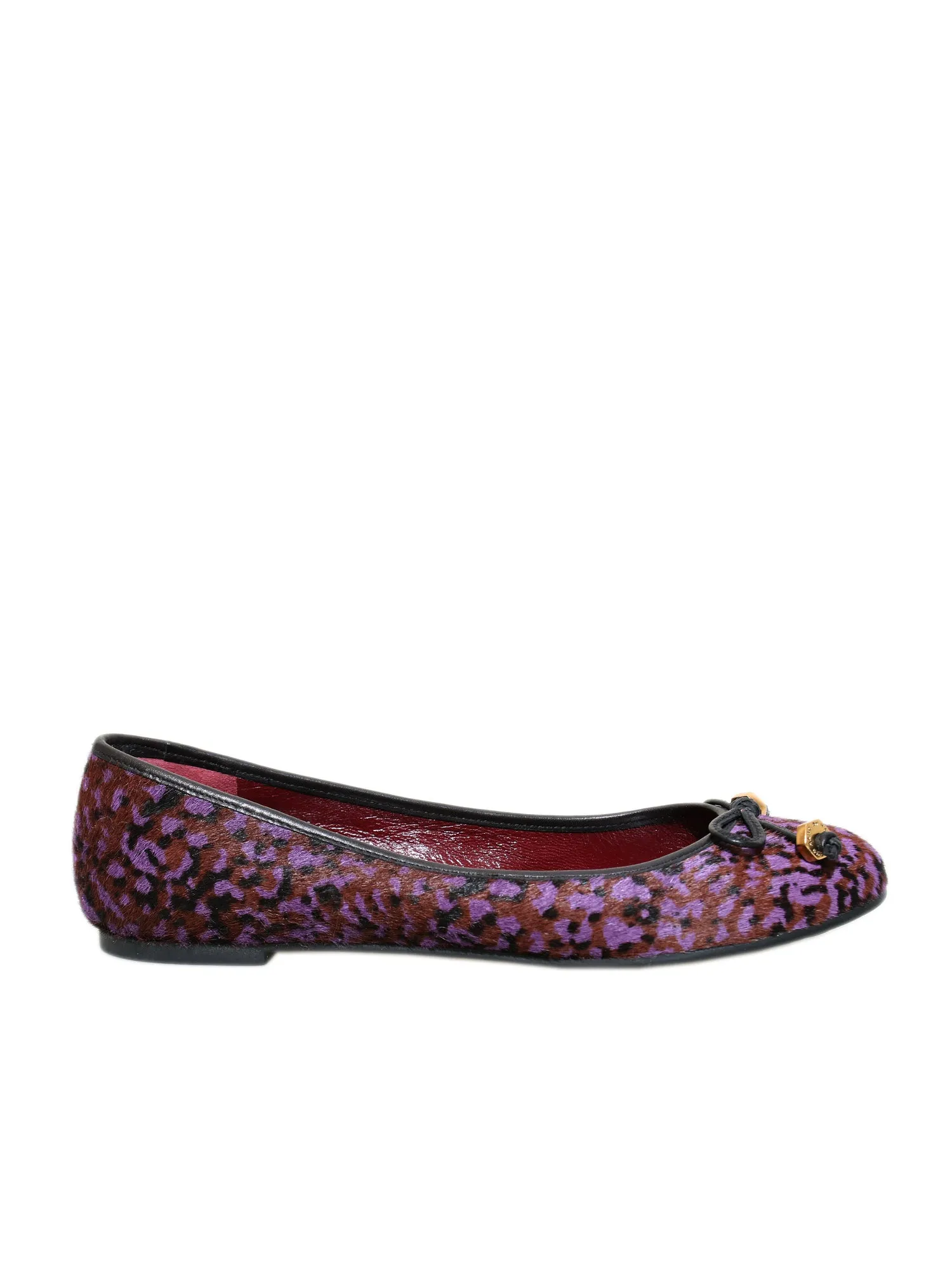 Printed Calf-Hair Flats