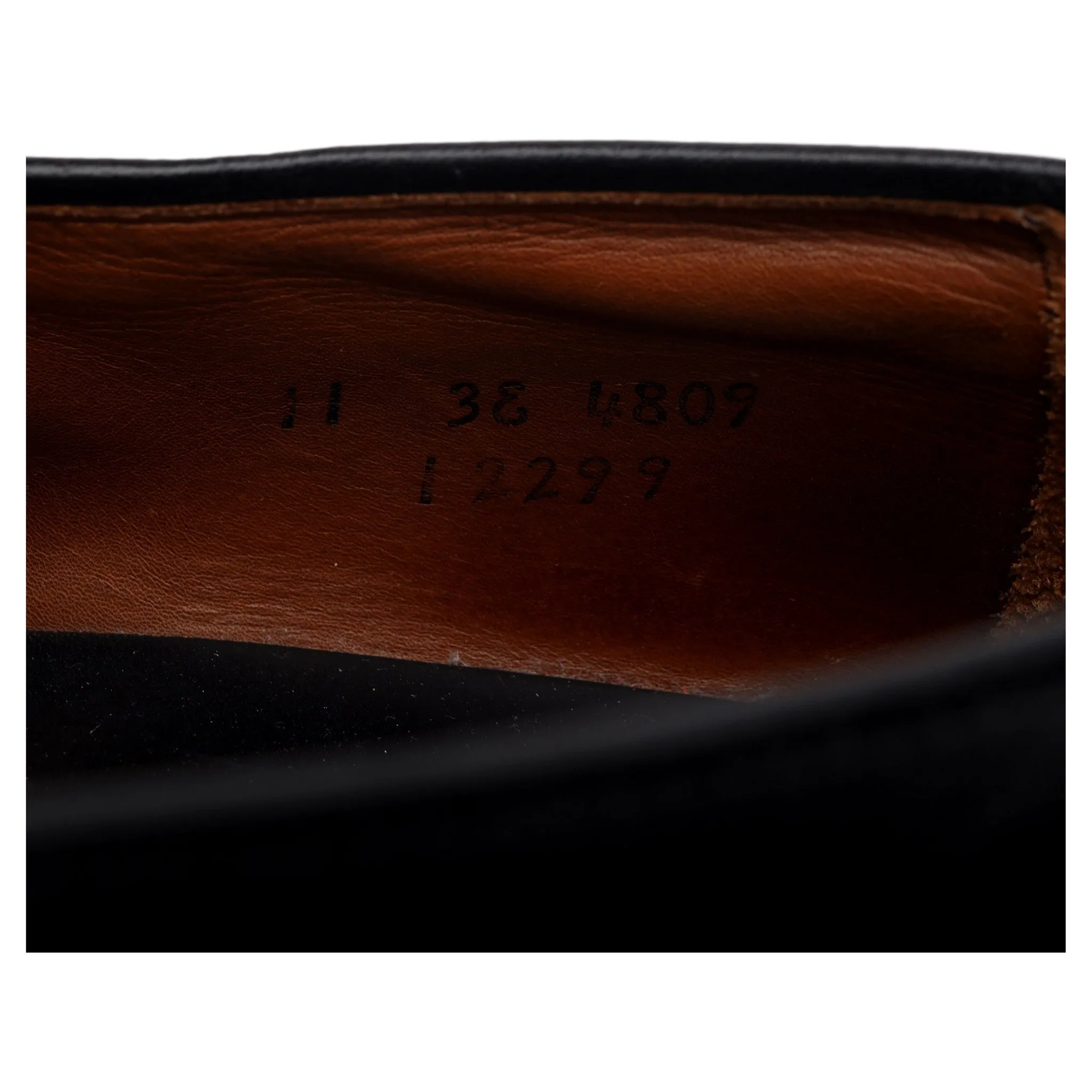 'Randolph' Black Leather Loafer UK 10.5 US 11