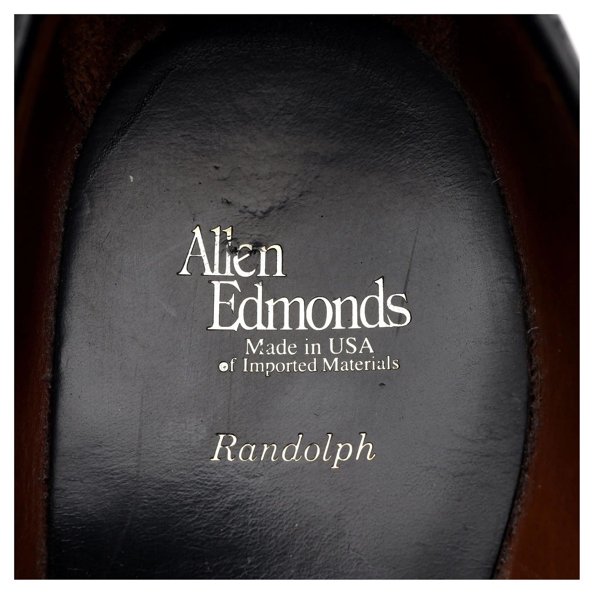 'Randolph' Black Leather Loafer UK 10.5 US 11