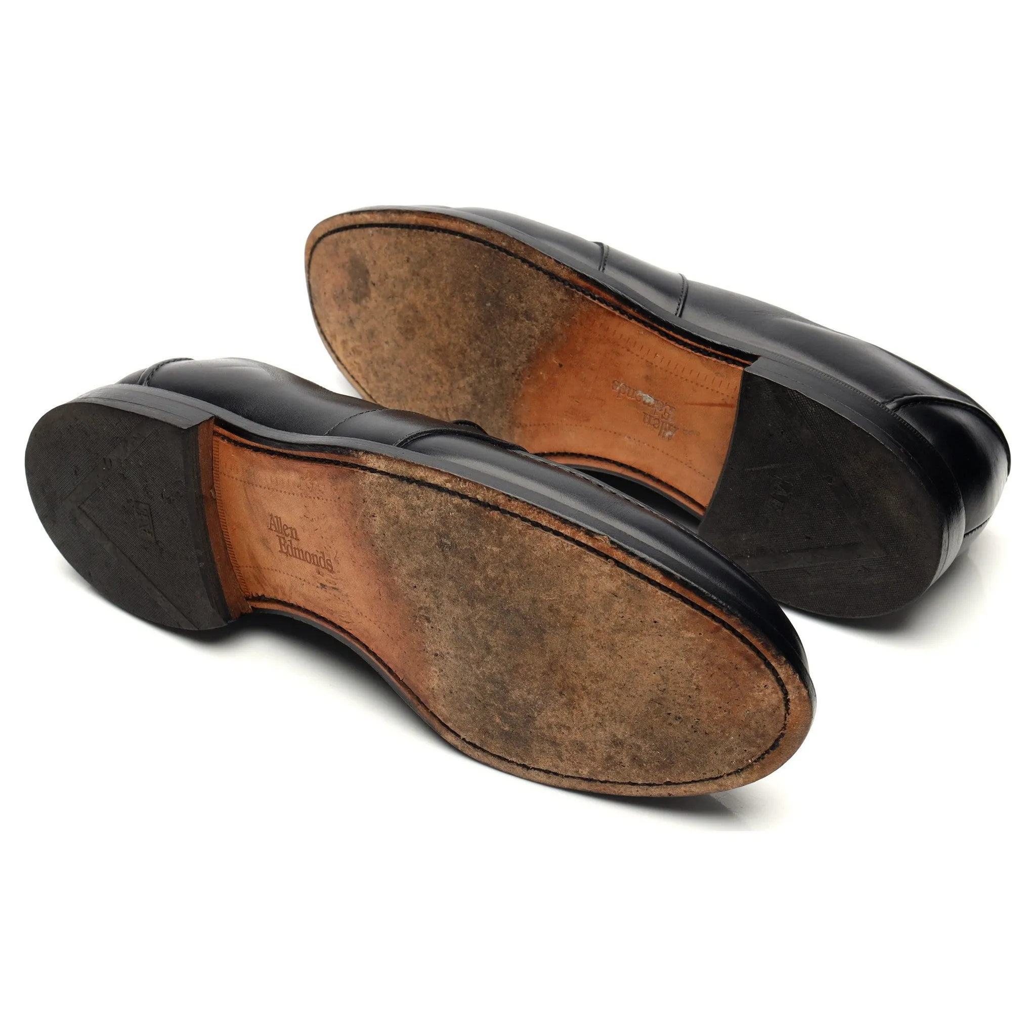 'Randolph' Black Leather Loafer UK 10.5 US 11