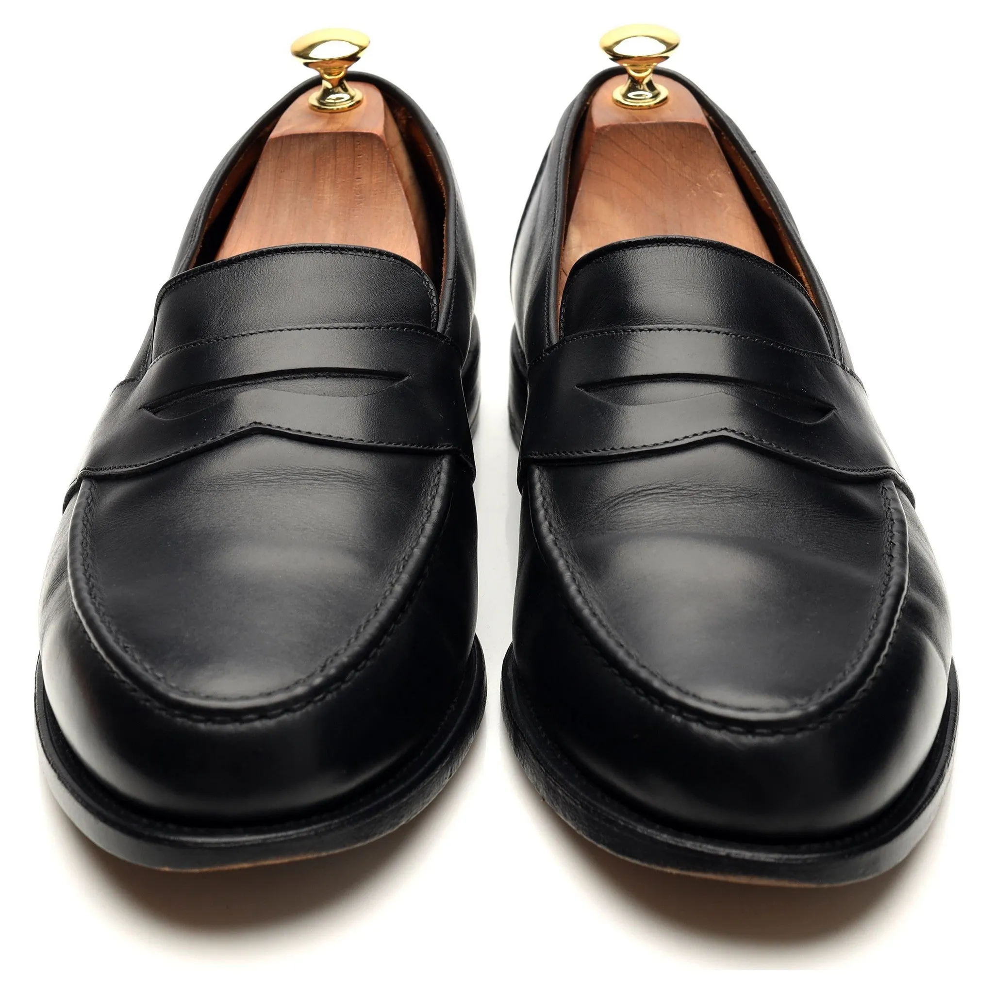 'Randolph' Black Leather Loafer UK 10.5 US 11