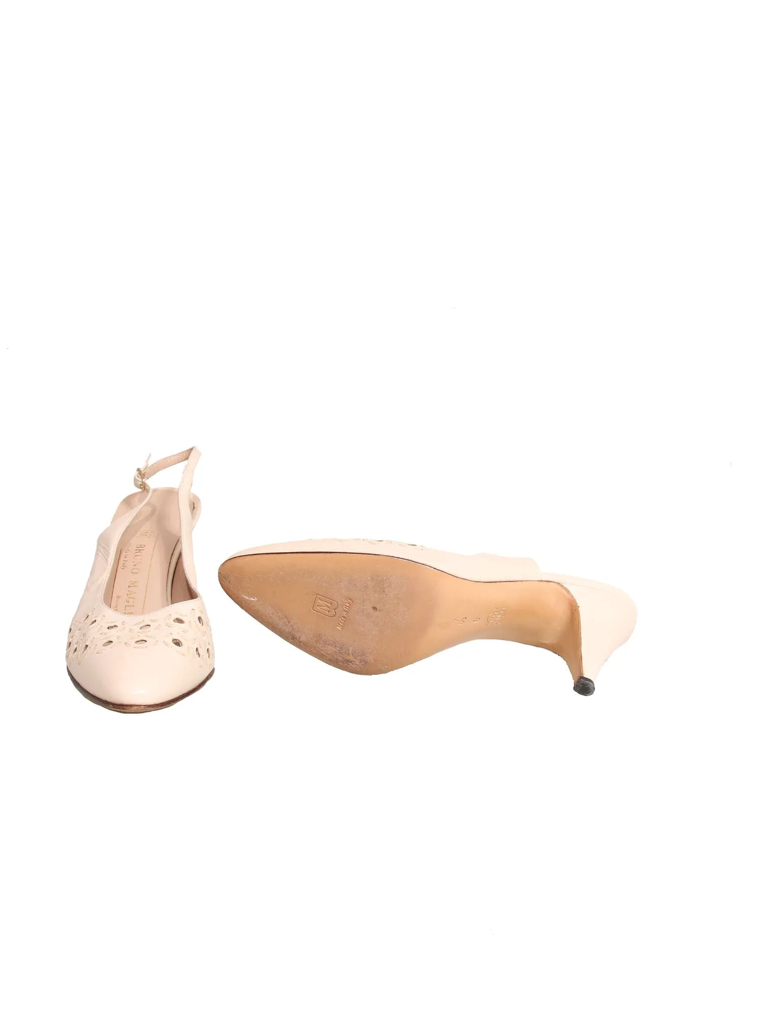 Slingback Leather Pumps