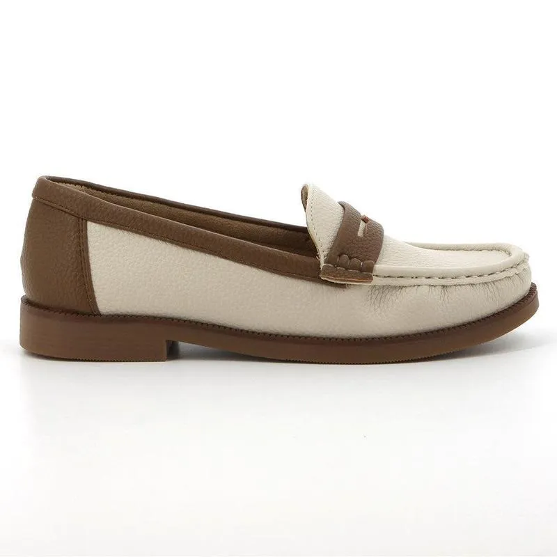 Soft Style By Hush Puppy Lamar Loafer With Saddle - Natural