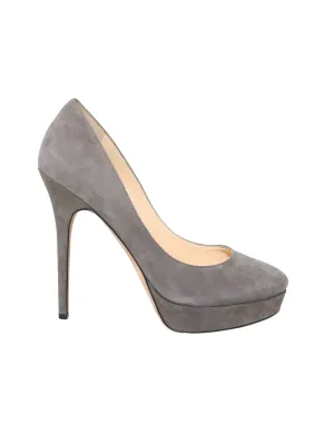Suede Platform Pumps