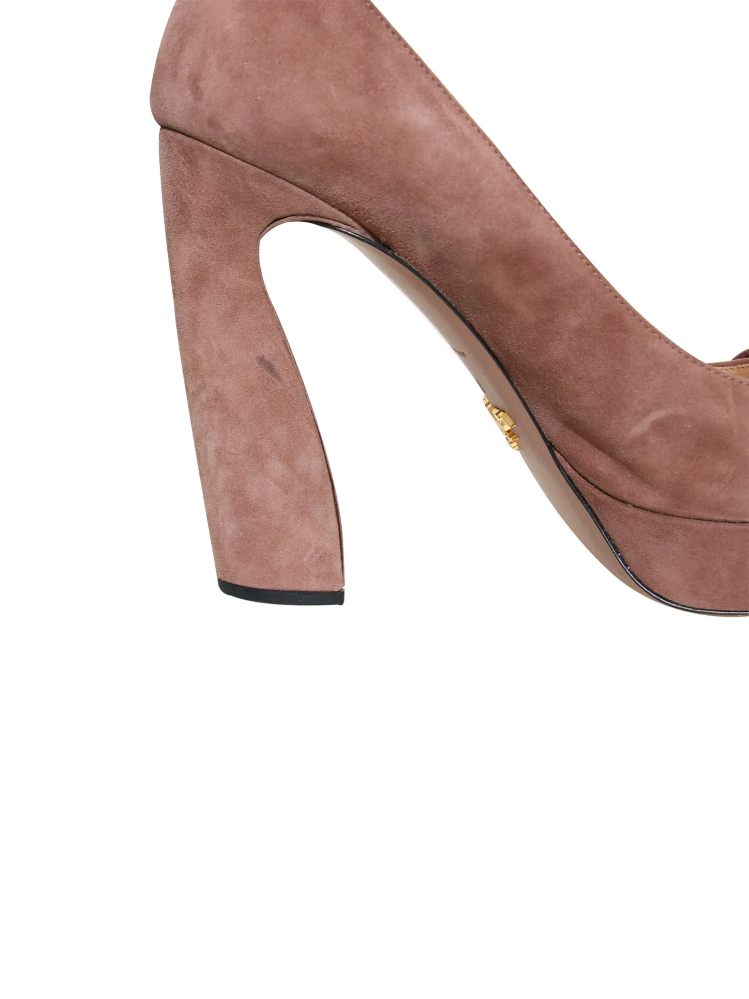 Suede Platform Pumps