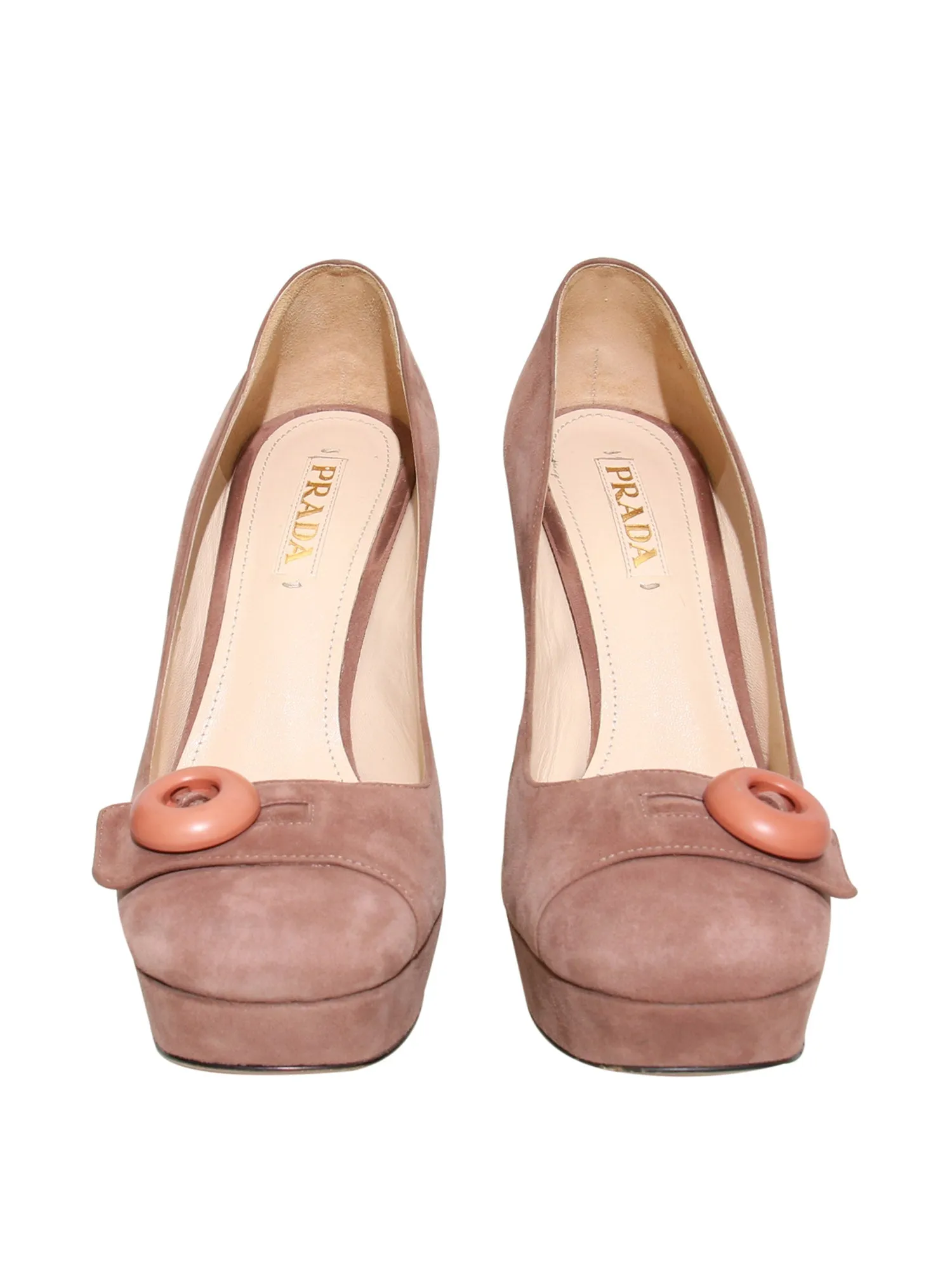 Suede Platform Pumps