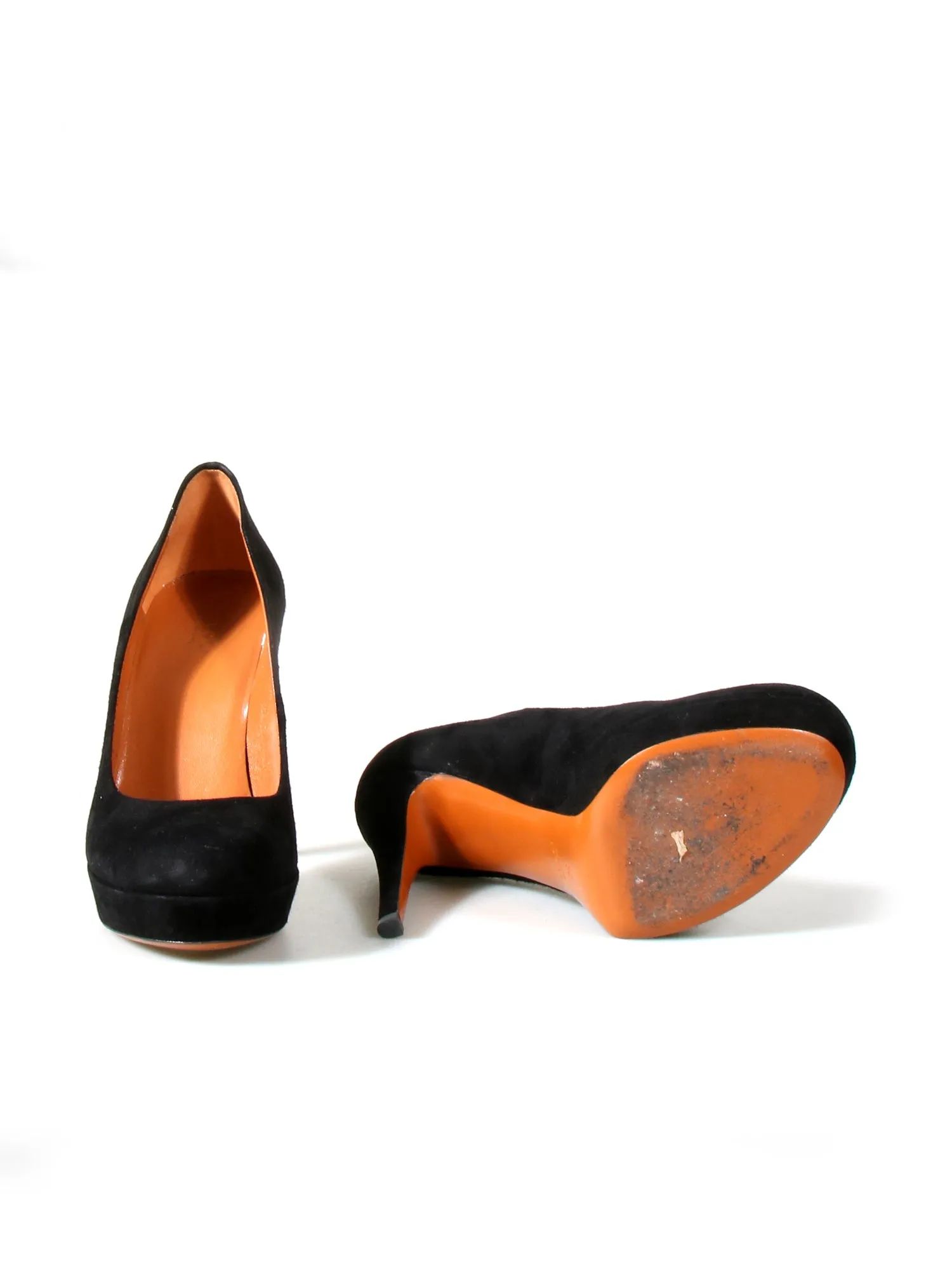 Suede Pumps
