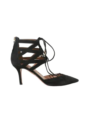 Suede Pumps